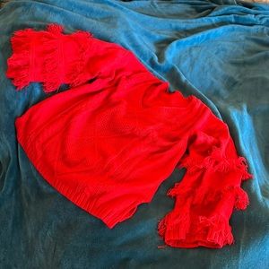 Red sweater size medium very soft